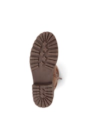 Pavers Brown Zip Up Calf Boots - Image 5 of 5