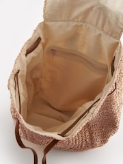 Natural Raffia Backpack - Image 9 of 9