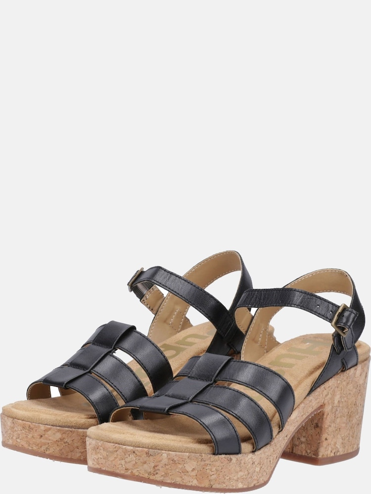 Hush Puppies Poppy Fisherman Black Sandals - Image 2 of 10