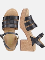 Hush Puppies Poppy Fisherman Black Sandals - Image 3 of 10