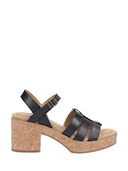 Hush Puppies Poppy Fisherman Black Sandals - Image 4 of 10