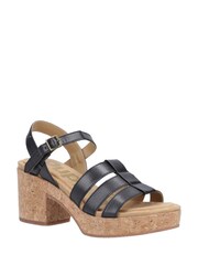 Hush Puppies Poppy Fisherman Black Sandals - Image 6 of 10