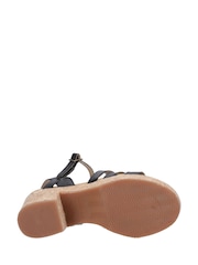 Hush Puppies Poppy Fisherman Black Sandals - Image 8 of 10