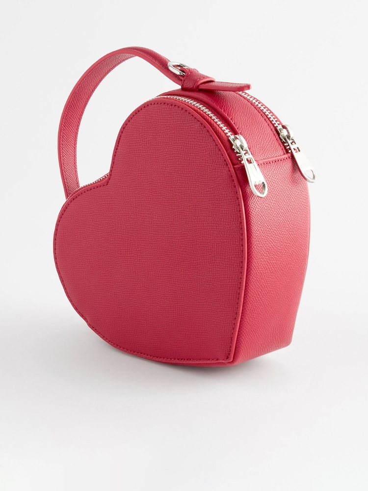 Red Heart Cross-Body Bag - Image 2 of 9