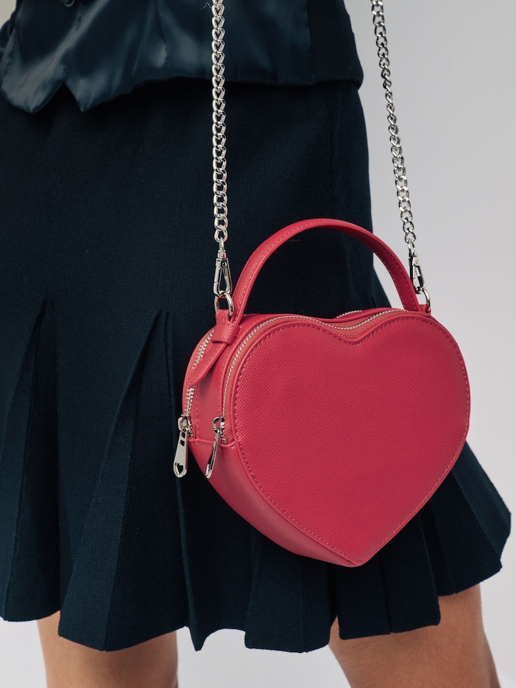 Red Heart Cross-Body Bag - Image 9 of 9