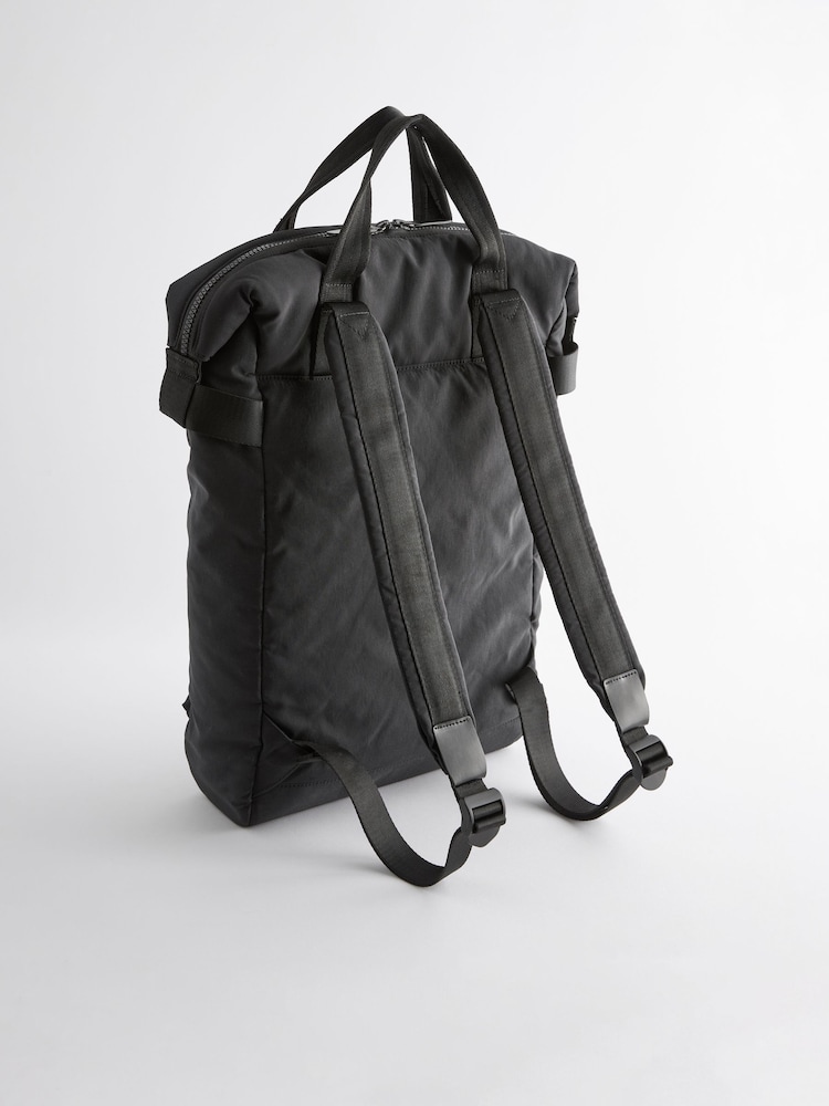 Black Nylon Rucksack - Image 3 of 8