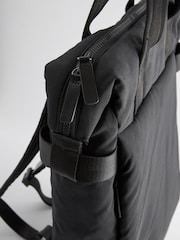 Black Nylon Rucksack - Image 5 of 8