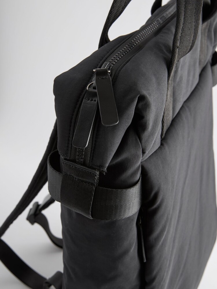 Black Nylon Rucksack - Image 5 of 8