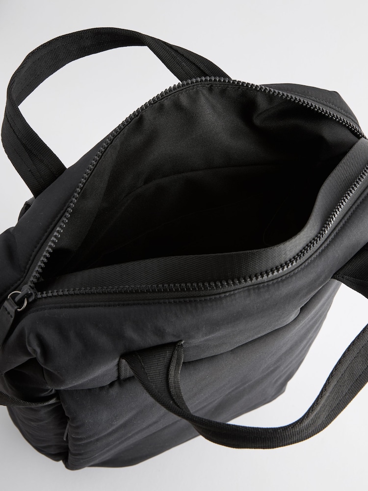 Black Nylon Rucksack - Image 7 of 8