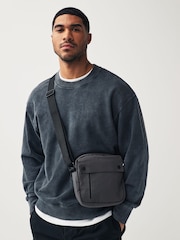 Grey Square Cross-Body Bag - Image 1 of 7