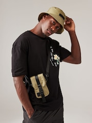 Khaki Green Crossbody Bag and Bucket Hat Set - Image 1 of 10