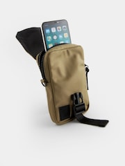 Khaki Green Crossbody Bag and Bucket Hat Set - Image 8 of 10