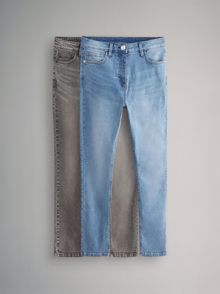 Grau/Hellblau - The Set – 2er-Pack Denim-Skinny-Jeans - Bild 1 von 9 Grau/Hellblau - The Set – 2er-Pack Denim-Skinny-Jeans - Bild 1 von 9