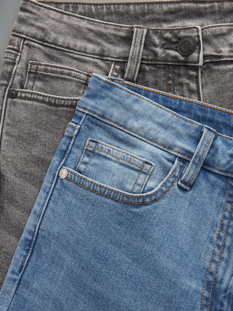 Grau/Hellblau - The Set – 2er-Pack Denim-Skinny-Jeans - Bild 9 von 9 Grau/Hellblau - The Set – 2er-Pack Denim-Skinny-Jeans - Bild 9 von 9