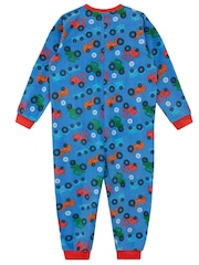 Harry Bear Blue Tractor Print All-In-One - Image 2 of 4