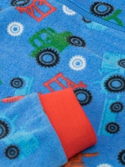 Harry Bear Blue Tractor Print All-In-One - Image 4 of 4