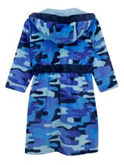 Harry Bear Blue Camo Dressing Gown BLUE AOP CAMO - Image 2 of 5