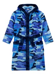 Harry Bear Blue Camo Dressing Gown BLUE AOP CAMO - Image 3 of 5