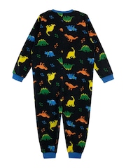 Harry Bear Black Dinosaur Print All-In-One - Image 2 of 4