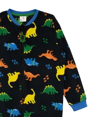 Harry Bear Black Dinosaur Print All-In-One - Image 3 of 4