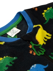 Harry Bear Black Dinosaur Print All-In-One - Image 4 of 4