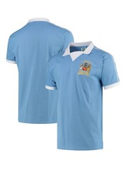 Fanatics Vlue Manchester City 1976 League Cup Winners 100% Cotton Football Shirt - Image 1 of 3