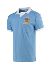 Fanatics Vlue Manchester City 1976 League Cup Winners 100% Cotton Football Shirt - Image 2 of 3