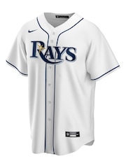 Fanatics Tampa Bay Rays Official Replica Home White Jersey - Image 2 of 3