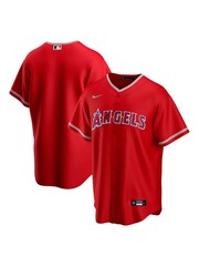 Fanatics Red Los Angeles Angels of Anaheim Official Replica Alternate Jersey - Image 1 of 3