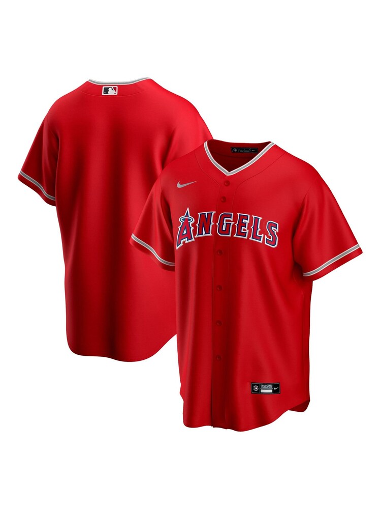 Fanatics Red Los Angeles Angels of Anaheim Official Replica Alternate Jersey - Image 1 of 3