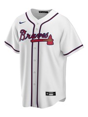Fanatics Atlanta Braves Official Replica Home White Jersey - Image 2 of 3