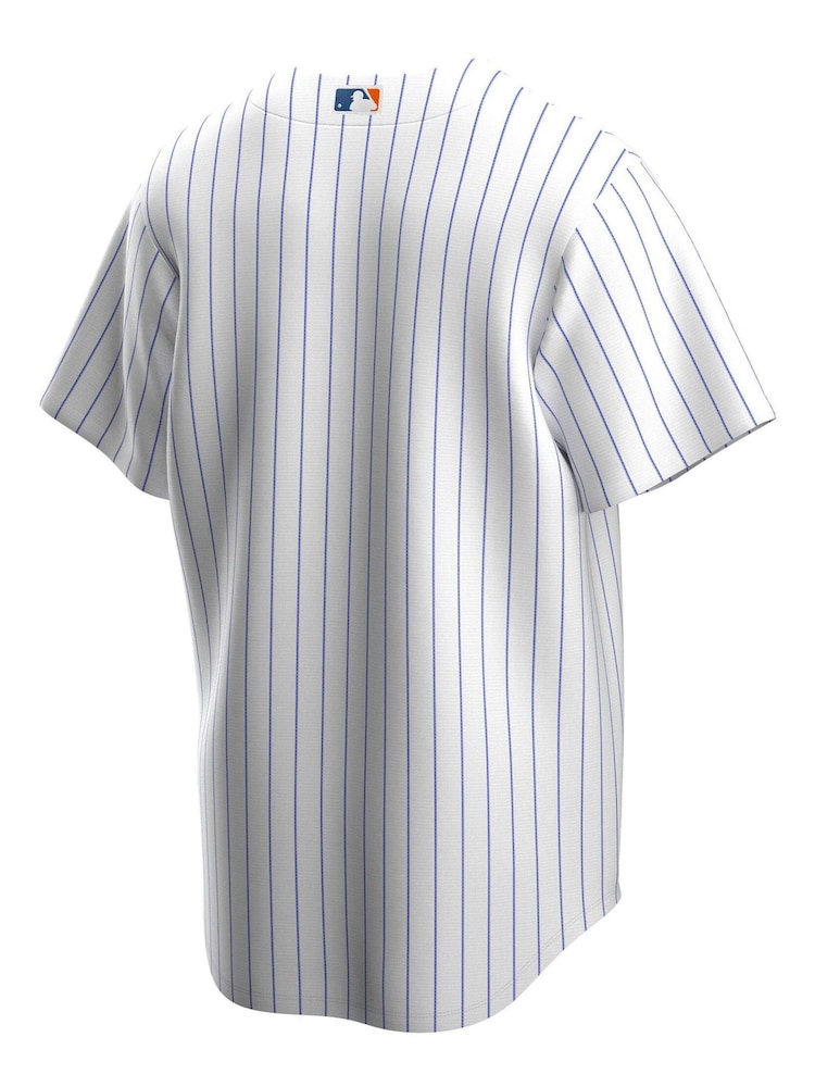 Fanatics New York Mets Official Replica Home White Jersey - Image 3 of 3 Fanatics New York Mets Official Replica Home White Jersey - Image 3 of 3