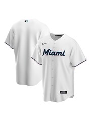 Fanatics Miami Marlins Official Replica Home White Jersey - Image 1 of 3
