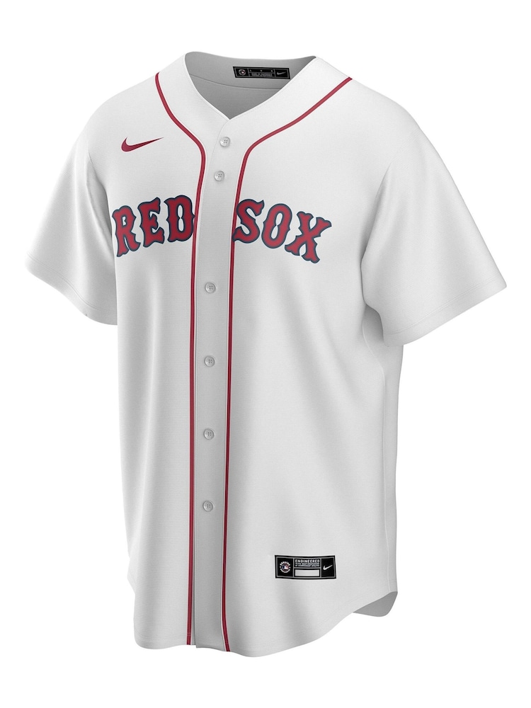 Fanatics Boston Red Sox Official Replica Home White Jersey - Image 2 of 3