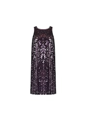 Ro&Zo Petite Purple Sequin Mini Dress - Image 4 of 4