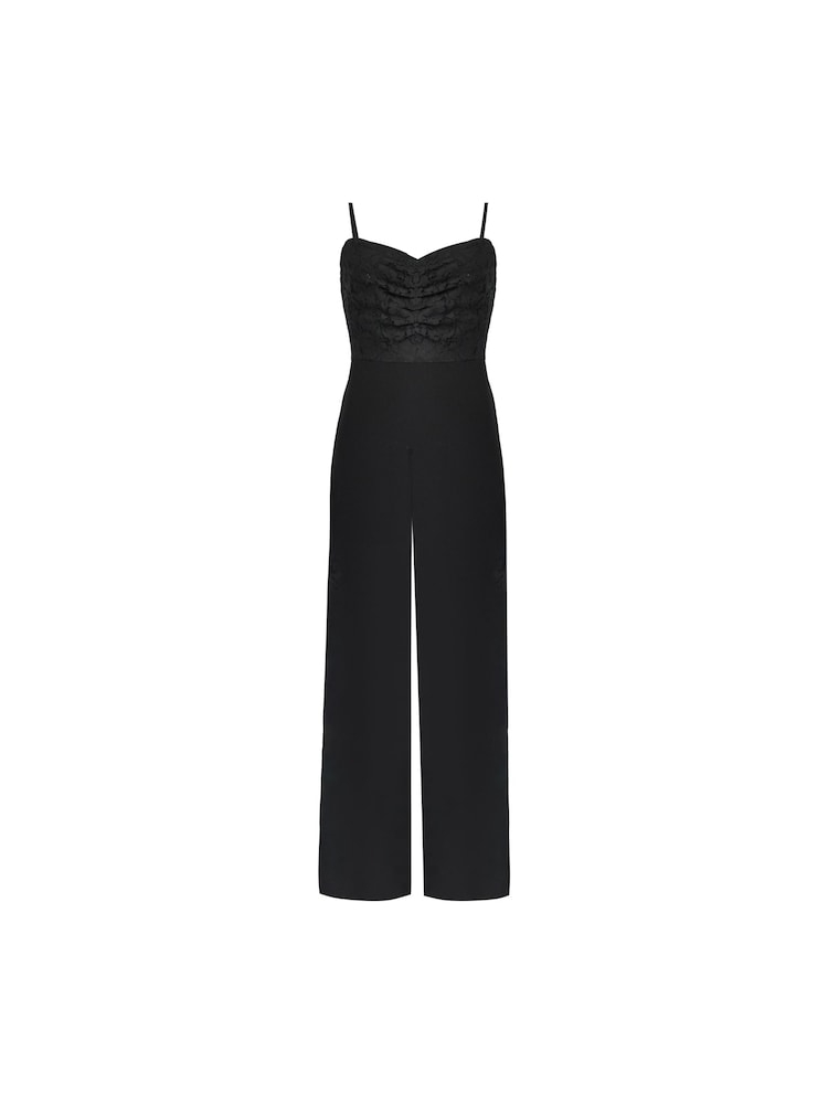Ro&Zo Lace Top Black Jumpsuit - Image 7 of 7