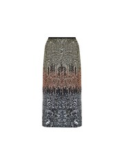 Ro&Zo Petite Sequin Ombre Black Skirt - Image 5 of 5
