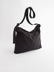 Black Nylon Messenger Bag - Image 2 of 7