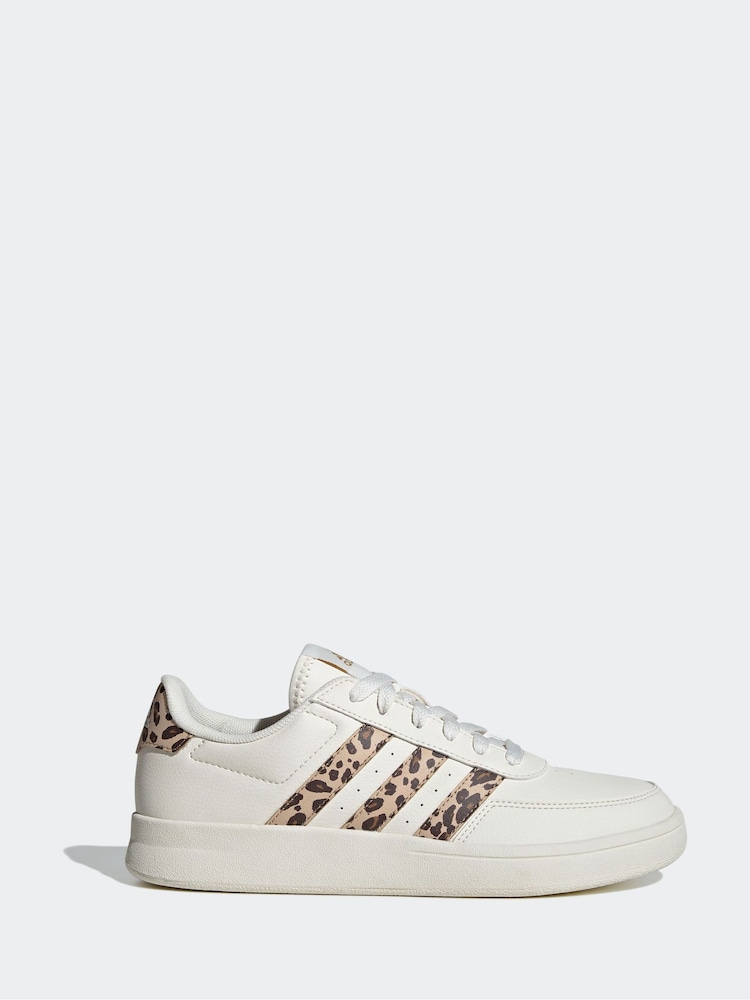 adidas White/Animal Breaknet 2.0 Trainers - Image 1 of 8