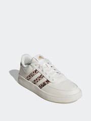 adidas White/Animal Breaknet 2.0 Trainers - Image 3 of 8