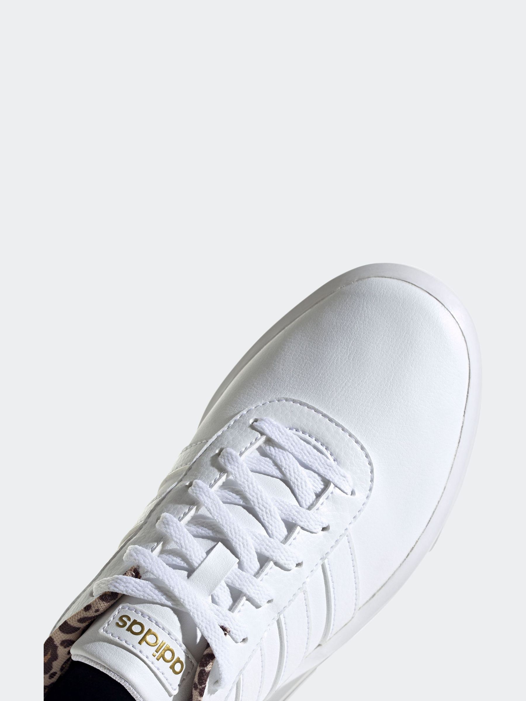 Buy adidas White Animal Court Platform Shoes from Next USA