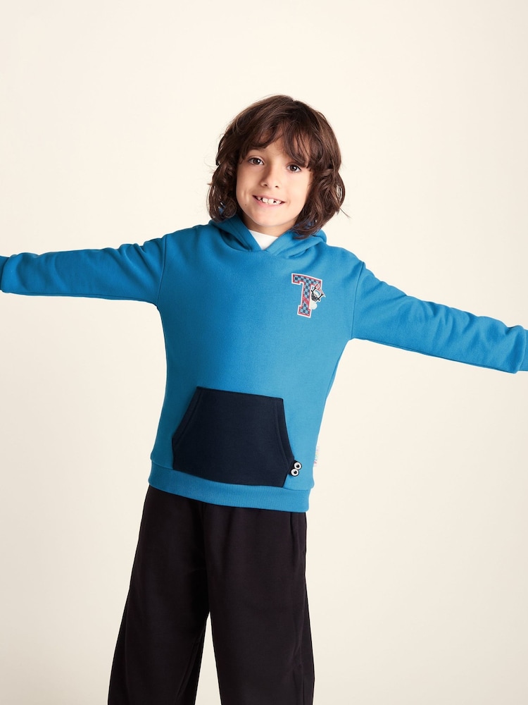 Plavo - Tog 24 Masham Shaun the Sheep Kids Supersoft Overhead Hoodie - Slika 1 od 6