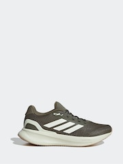 adidas Dark Green Runfalcon 5 Trainers - Image 1 of 8