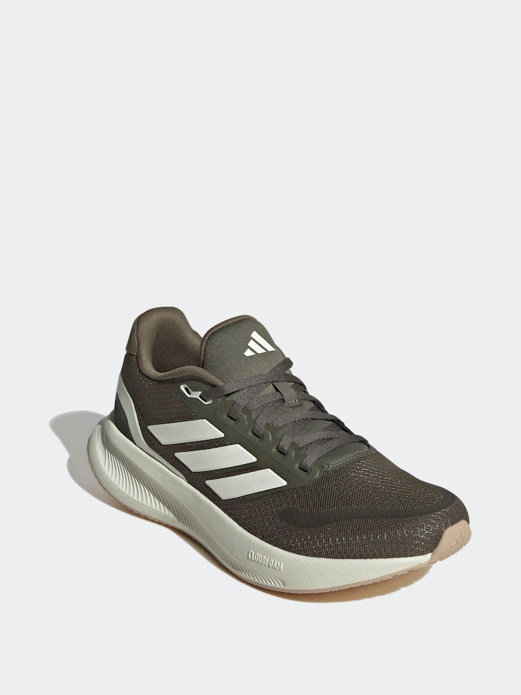 adidas Dark Green Grand Court Trainers - Image 3 of 8