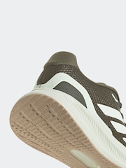 adidas Dark Green Runfalcon 5 Trainers - Image 7 of 8