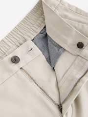 Light Stone Elasticated Waist Slim Stretch Chino Trousers - Image 10 of 13