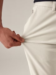 Light Stone Elasticated Waist Slim Stretch Chino Trousers - Image 8 of 13