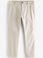 Light Stone Elasticated Waist Slim Stretch Chino Trousers - Image 9 of 13