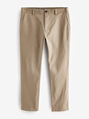 Stone Elasticated Waist Slim Stretch Chino Trousers - Image 8 of 12