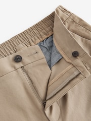 Stone Elasticated Waist Slim Stretch Chino Trousers - Image 9 of 12